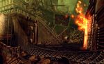  animated animated_gif background environment final_fantasy final_fantasy_vii fire lowres midgar 