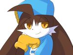  &#12418;&#12387;&#12373;&#12435; gloves happy klonoa klonoa_(series) looking_at_viewer male pixiv plain_background reaction_image simple_background smile smug unimpressed video_games white_background young zipper 