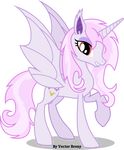  absurd_res alpha_channel bat_pony equine female feral fleur_de_lis_(mlp) friendship_is_magic hair hi_res horn horse mammal my_little_pony pink_hair pony solo unicorn vector-brony 