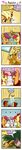  bat_wings bow cape comic cub cutie_mark_crusaders_(mlp) english_text equine fangs female feral flying friendship_is_magic frown fruit fur green_eyes group hair horn horse mammal my_little_pony norang94 original_character pegasus pony purple_hair red_hair scootaloo_(mlp) shocked sitting sweetie_belle_(mlp) text thestral tree two_tone_hair unicorn wings young 