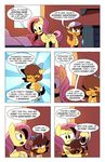 bandage bed comic cutie_mark dialog dragon english_text equine fangs female fluttershy_(mlp) friendship_is_magic hair horse karzahnii mammal my_little_pony pegasus pink_hair pony text tongue tongue_out whimsey_weatherbe_(mlp) wings 