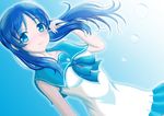  blue_eyes blue_hair dress h.i.t_(59-18-45) hiradaira_chisaki long_hair nagi_no_asukara sailor_dress school_uniform serafuku side_ponytail 