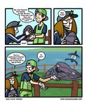  2013 awkwardzombie clothed clothing comic dialog egg english_text female fence gloves hair hat human katie_tiedrich lampent male mammal muk nintendo outside overalls pok&#233;mon pok&eacute;mon text video_games 