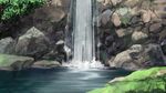  chiri_(atlanta) game_cg nobody wagaya_no_himegami-sama! water waterfall 