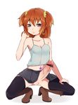  futanari hebu huge_penis penis pigtails pixiv_thumbnail resized short_twintails skirt thighhighs twintails 