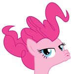  absurd_res alpha_channel blue_eyes duckface equine female friendship_is_magic hair half-closed_eyes hi_res horse looking_at_viewer mammal masemj my_little_pony pink_hair pinkie_pie_(mlp) plain_background pony solo transparent_background 