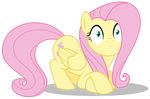  absurd_res alpha_channel cutie_mark cyan_eyes equine female feral fluttershy_(mlp) friendship_is_magic hair hi_res horse mammal masemj my_little_pony pegasus pink_hair plain_background pony solo transparent_background wings 