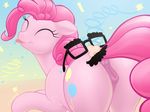  anatomically_correct anatomically_correct_pussy animal_genitalia anus arareroll butt confetti cutie_mark equine equine_pussy eyes_closed female feral friendship_is_magic fur hair horse mammal my_little_pony pink_fur pink_hair pinkie_pie_(mlp) pony presenting pussy signature smile solo tongue tongue_out 