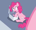  absurd_res blue_eyes box cutie_mark equine female feral friendship_is_magic hair hi_res horse mammal masemj my_little_pony open_mouth pink_hair pinkie_pie_(mlp) pony recursion sitting surprise 