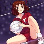  ashita_e_attack bangs buruma haruyama_kazunori lowres mimi_hijiri solo volleyball 
