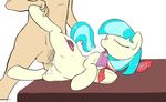  balls bestiality coco_pommel_(mlp) cum cum_in_mouth cum_inside cutie_mark duo equine erection eyes_closed faceless_male female feral friendship_is_magic hair horse human interspecies lying male mammal my_little_pony nude on_side open_mouth penetration penis pentabins plain_background pony pussy pussy_juice sex standing straight vaginal vaginal_penetration white_background 