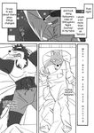  biceps big_muscles black_fur book canine chest_tuft clothing comic dog fur mammal muscles tooboe_bookmark tuft 