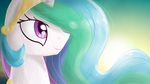  equine female feral friendship_is_magic fur hair horn horse keshapanther long_hair mammal multi-colored_hair my_little_pony pony princess_celestia_(mlp) purple_eyes smile solo white_fur winged_unicorn wings 