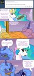  comic cute dialog english_text equine feral friendship_is_magic horn horse loopend mammal my_little_pony pony princess_celestia_(mlp) princess_luna_(mlp) text winged_unicorn wings 