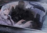  aircraft assault_rifle blue_eyes car car_interior cigarette contemporary formal ground_vehicle gun handgun hat headset helicopter hong_meiling izayoi_sakuya koh_(minagi_kou) long_hair mi-24 motor_vehicle multiple_girls necktie pistol racking_slide rain reflection remilia_scarlet rifle shirt short_hair silver_hair suit touhou weapon 