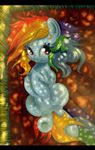  carligercarl equine female friendship_is_magic horse my_little_pony pony rainbow_dash_(mlp) smile solo spreading 