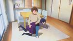  animated animated_gif chuunibyou_demo_koi_ga_shitai! spanked spanking takanashi_rikka togashi_yuuta 