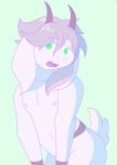  asriel_dreemurr breasts butt cub farris floppy gift glance halfbody horn invalid_color invalid_tag male mermaidwitch_(artist) nipples pose snoot teasing titty tongue undertale video_games young 