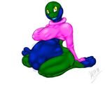  belly bottomless bulge female frog heartman98 paws sweater vorarephilia vore 
