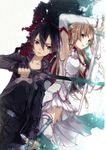  asuna_(sword_art_online) kirito sword_art_online tagme 