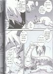  dragon english_text female greyscale male manga mikazuki mikazuki_karasu monochrome text translated 