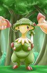  anthro big_breasts blush breasts breloom cum cum_covered cum_string disembodied_penis excessive_cum female forest human interspecies male mammal messy nintendo nipples ole outside penis pok&#233;mon pok&#233;philia pok&eacute;mon pok&eacute;philia pussy sex straight tree video_games 