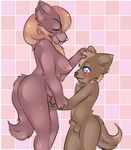  anthro balls blue_eyes blush breasts canine cub dog female fingering fur hair laine male mammal molestation nipples nude open_mouth penis pussy shower size_difference size_differnce straight tongue young 