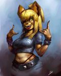  blindrat breasts canine dog female heavy_metal lucy_lahm mammal megadeth metal one_eye_closed piercing thrash_metal wink 