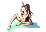  absurdres breasts highres kirijou_mitsuru long_hair nipples persona persona_3 persona_3_portable persona_4:_the_ultimate_in_mayonaka_arena solo sword weapon 