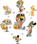  applejack_(mlp) canine equine female fox fox_tail friendship_is_magic fusion green_eyes hat horse male mammal miles_prower multiple_tails my_little_pony pony sega sonic_(series) tails wander wander_over_yonder 