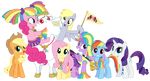  absurd_res alpha_channel applejack_(mlp) bulk_biceps_(mlp) derpy_hooves_(mlp) equine female feral fluttershy_(mlp) friendship_is_magic hi_res horn horse looking_at_viewer male mammal masemj muscles my_little_pony pegasus pinkie_pie_(mlp) pony rainbow_dash_(mlp) rarity_(mlp) roid_rage_(mlp) smile twilight_sparkle_(mlp) unicorn winged_unicorn wings 