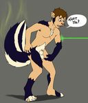  fur hindpaw laser mammal paws penis skunk solo toes transformation tuft xids 