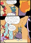  comic dialog door dresser equine fire friendship_is_magic horn horse mammal mane metal_(artist) my_little_pony pony starfuries text window 