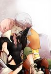  chimaki_(pixiv1449012) final_fantasy final_fantasy_xiii hope_estheim incipient_kiss lightning_farron lightning_returns:_final_fantasy_xiii 