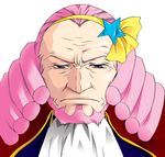  artist_request charles_zi_britannia code_geass drill_hair frown lowres mahou_no_princess_minky_momo male_focus minky_momo parody pink_hair princess solo 