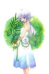  dress long_hair original plant solo standing tozaki_makoto 
