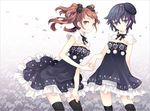  beret face hat kujikawa_rise multiple_girls persona persona_4 shirogane_naoto short_hair tearfish thighhighs twintails zettai_ryouiki 