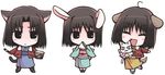  animal_ears bunny_ears cat_ears chibi dog_ears izumiya_otoha kara_no_kyoukai ryougi_shiki tail 