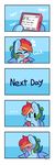  2014 blush cellphone comic embarrassed english_text equine female friendship_is_magic hair horse humor lifeloser loserlife mammal messy_hair multi-colored_hair my_little_pony pegasus phone pony rainbow_dash_(mlp) rainbow_hair regret solo tears text twitter wings 