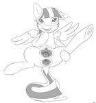  anus bloss blossomforth_(mlp) equine female feral freckles friendship_is_magic gaping gaping_anus gaping_pussy greyscale hair horse mammal monochrome my_little_pony pegasus pony presenting pussy solo spread_legs spreading teats two_tone_hair wings 