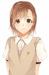  brown_eyes brown_hair komugi_(accelerator) misaka_mikoto school_uniform solo to_aru_kagaku_no_railgun to_aru_majutsu_no_index 