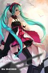  7th_dragon_(series) 7th_dragon_2020 7th_dragon_2020-ii artist_name bad_id bad_pixiv_id green_eyes green_hair hatsune_miku highres long_hair skirt solo swd3e2 thighhighs twintails very_long_hair vocaloid 