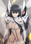  1girl breasts junketsu kaba_(flusspferd) kill_la_kill kiryuuin_satsuki large_breasts serious sword weapon 