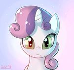  &lt;3 animated equine female friendship_is_magic fur green_eyes hair horn horse looking_at_viewer mammal my_little_pony pink_hair pony purple_hair skyline19 smile solo sweetie_belle_(mlp) two_tone_hair unicorn white_fur 