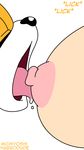 areola big_breasts breast_lick breasts canine duo erect_nipples eyes_closed female fox habbodude huge_breasts licking male mammal miles_prower nipples sega sonic_(series) tongue 