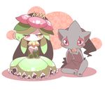  berry blush duo female lilligant nintendo pok&#233;mon pok&eacute;mon red_eyes unknown_artist video_games 