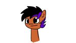  equine horse looking_at_viewer male mammal my_little_pony original_character pony sharpshooter smile solo 