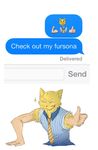 bigger_version_at_the_source bottomless emoticons english_text feline human humor male mammal muscles necktie phone solo text text_message what where_is_your_god_now 