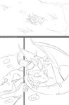  black_and_white comic dragon horn invalid_tag monochrome outside saliva scalie sleeping solo spyro spyro&#039;s_deja_boos spyro_the_dragon tongue tora wings 