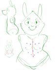  mammal marsupial morbi nipples nude opossum poppy_opossum poppy_opossum_(character) pouch sketch solo 